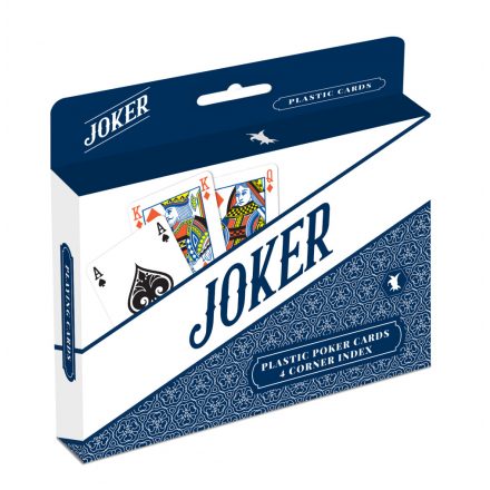 Joker dupla 100% plasztik póker kártya, 4 indexes - Joker plastic poker cards 4 corner index