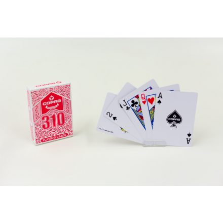 Copag 310 Slimline bűvész kártya, piros hátlappal - COPAG 310 playing cards