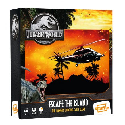 JURASSIC WORLD - Menekülés a szigetről, útitársasjáték JURASSIC WORLD - Escape the Island