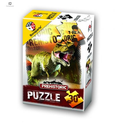 Dínók - Prehistória 30 db-s puzzle kirakójáték - prehistoric puzzle