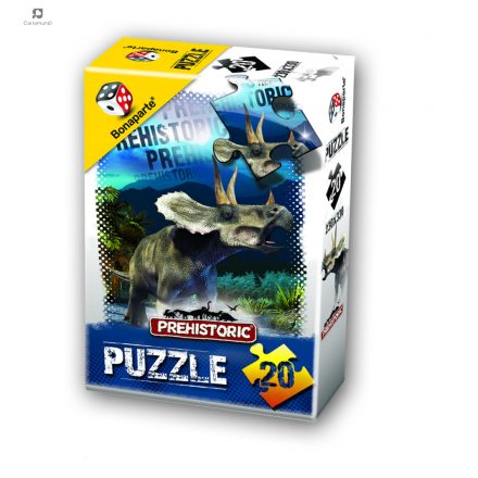 Dínók - Prehistória 20 db-s puzzle kirakójáték - prehistoric puzzle 